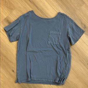 Madewell Slate Blue Short Sleeve Tee